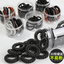 電話線發(fā)圈女小號細款 韓國扎頭發(fā)頭繩簡約發(fā)繩黑色皮筋電線圈頭飾