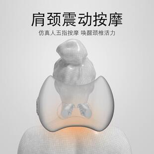 汽車頭枕護頸枕電動按摩加熱腰托車用靠枕車內座椅枕頭腰墊車腰靠