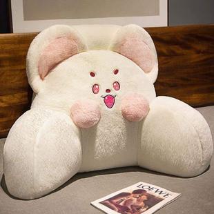宿舍床上枕床頭靠墊萌鼠客廳靠枕臥室靠背護腰墊沙發睡覺抱護腰