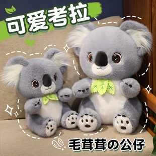 可愛考拉考拉公仔樹袋熊安撫玩偶布娃娃可愛兒童毛絨玩具女孩禮物