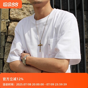 POCKET NOAH TEE 2020夏款 情侶T恤男潮 GcBrand 十字口袋短袖 FdbF