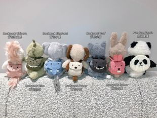 英國jELLYCAT背包小象恐龍獨角獸兔子小狗狼毛絨玩具兒童陪伴玩偶