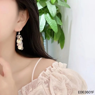 浪漫仲夏海邊度假風(fēng)長款 流蘇耳環(huán)女小眾高級感耳釘氣質(zhì)2025年新款
