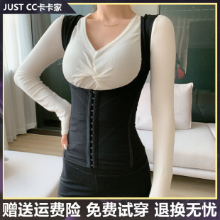 365度顯瘦產(chǎn)后寶媽托胸收腹收腰美背修身 正品 塑身衣 同款 卡卡女裝