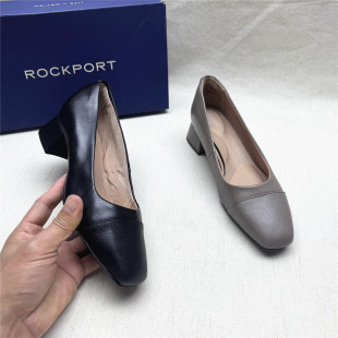 樂步撤柜正品 真皮一腳蹬工作單鞋 通勤舒適時(shí)裝 女新款 鞋 Rockport