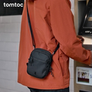 tomtoc 女小手機(jī)包挎包胸包防盜單肩包T37 旅行斜挎包護(hù)照包夾男士