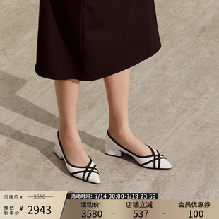 真皮女單鞋 子編織花邊法式 72322 帕翠亞西班牙原產春夏鞋 Patricia