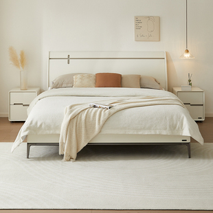 雙人床1.5 全友家居家具家私正品 809203 奶油風(fēng) 1.8米 山系系列