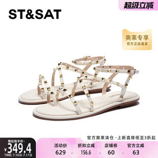百搭平底舒適女鞋 星期六羅馬涼鞋 優(yōu)雅時尚 新款 SSC2115337 夏季