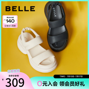 羅馬涼鞋 百麗厚底老爹運(yùn)動涼鞋 涉水鞋 子新款 女B1932BL4 女鞋