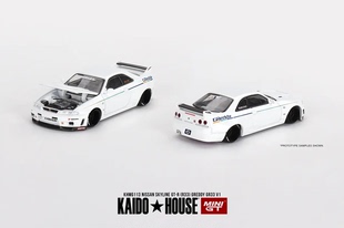 R33 HOUSE 開蓋合金汽車模型 MINIGT 天際線GT KAIDO 尼桑