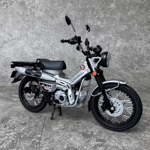 青島社1 本田CT125幼獸摩托車仿真合金摩托車模型擺件生日禮品