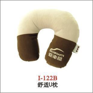 愛車屋經典 122B 系列韓國磨毛布中空棉舒適汽車U枕頭枕U型頸枕I