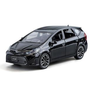 推 飾擺件熱銷新品 32豐田普銳斯合金車模仿真汽車模型蛋糕裝