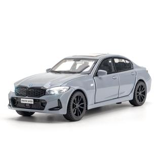 仿真1比32寶3系合金汽車模型擺件帶底座兒童玩具代發 亞克力盒