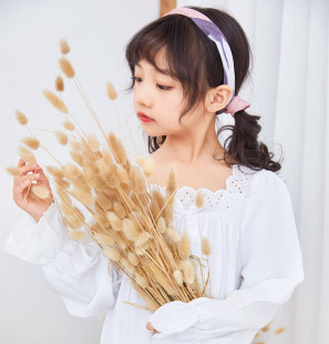 女童長款 母女睡衣家居服 棉綢梭織棉超柔軟歐美大牌睡裙親子裝