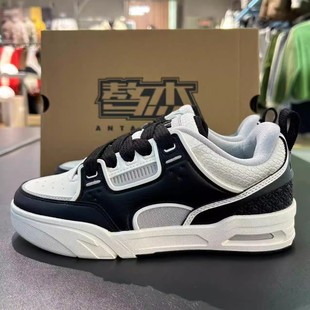 官方正品 3厚底增高運動女鞋 122518040 女蛇年2025新款 安踏驁杰板鞋