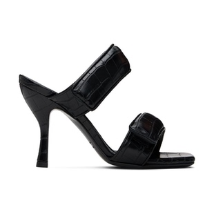 黑色 涼鞋 Perni Croc 女 Giaborghini