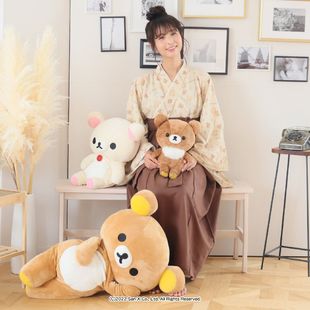 現貨rilakkuma日本正品 輕松熊懶熊毛絨公仔玩偶拉拉熊玩具松弛熊