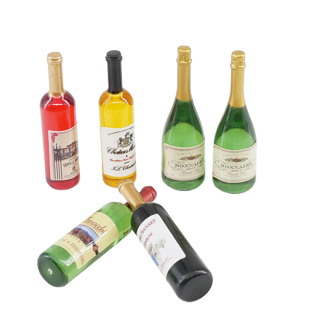 香檳葡萄酒 洋酒系列12分bjdob11gsc盲盒娃屋擺件迷你模型62092