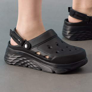 厚底增高涼鞋 女鞋 冬季 新款 輕便戶(hù)外 斯凱奇 涼拖鞋 SKECHERS