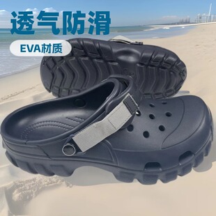涼鞋 croos2025夏季 沙灘戶外運動輕便休閑款 男款 202651 歐羅洞洞鞋