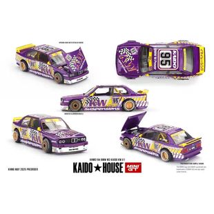 House MINIGT1 BMW 紫色合金汽車模型 Kaido