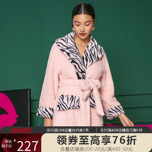 布迪設計商場同款 睡裙性感睡衣女秋冬性感
