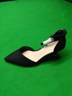 時(shí)尚 B558 女鞋 女涼鞋 55黑色 尖頭細(xì)跟高跟鞋 2025新款