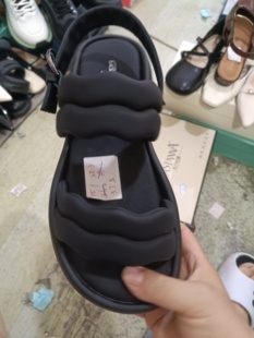 冰芙尼新款 厚底涼鞋 女鞋 1110黑色 時尚