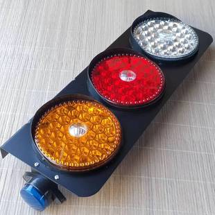 LED五寸中集掛車后尾燈三聯貨車24V防水剎車爆閃轉向后組合燈三圓