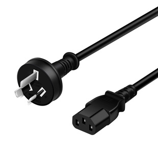戴爾電腦液晶顯示器電源線充電線顯示屏電腦臺式 主機箱電源適配器充電連接線AC插頭品字尾加粗純銅1.8米10A