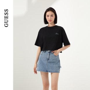男女同款 GUESS 簡約時尚 經典 T恤 短袖 李孝利同款