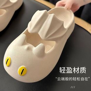 家居厚底龍防滑穿女士包頭涼鞋 透氣厚底涼拖鞋 兩穿室內 夏款 涼拖鞋