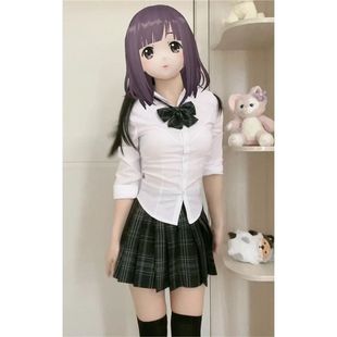 百搭氣質修身 原創正版 襯衫 收腰長袖 全套女 jk制服純欲甜辣學姐套裝