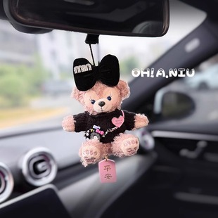 雪莉玫汽車掛件2025新款 飾車內飾品掛飾吊墜高級感女 車載后視鏡裝