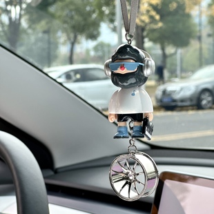 FARMER BOB男友車掛汽車后視鏡掛件盲盒公仔高級感車載掛飾飾品