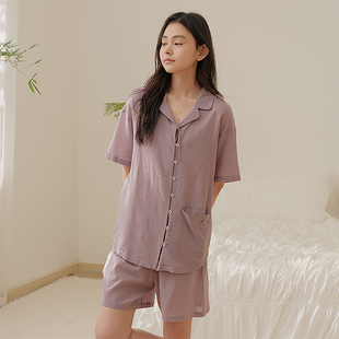 萊賽爾纖維短袖 新款 朵朵可可25夏季 女睡衣家居服套裝 輕軟涼感