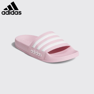 女大童一字拖運動拖鞋 夏季 G27628 阿迪達斯正品 Adidas