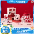 禮遇禮盒 含相紙 絲巾 富士instax一次成像拍立得相機 相冊 愛 書簽 Fujifilm 收納包