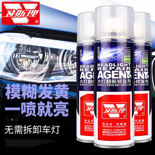 衛(wèi)斯理汽車大燈翻新修復劑免拆車燈拋光劑劃痕發(fā)黃鍍膜燈罩鍍晶液