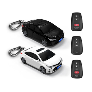 適用于豐田卡羅拉鑰匙套智靈鳥汽車模型鑰匙塑料保護(hù)殼扣個性 禮物