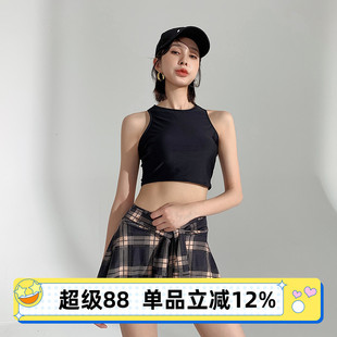 蘇拉娜公主分體泳衣女保守顯瘦遮肚裙式 運動高腰性感小胸溫泉泳裝