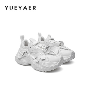 夏季 網(wǎng)鞋 女透氣薄款 月芽兒厚底老爹鞋 網(wǎng)面運(yùn)動鞋 新款 爆款 女款