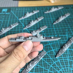 055驅逐艦模型打印海軍軍艦護衛艦汽車擺件屏幕中控臺1 2000比例