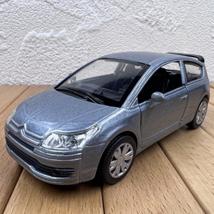 32雪鐵龍C4合金模型汽車擺件場景擺設兒童玩具車