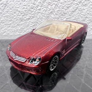 SL55敞篷車合金模型汽車擺件場景擺設模型 61奔馳Benz