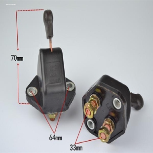 24V電瓶閘刀12V汽車電源總閘開關(guān)貨車蓄電池開關(guān)卡車斷電開關(guān)