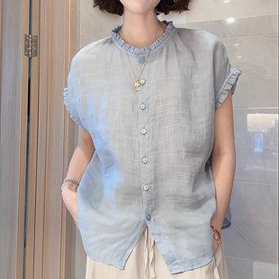 顯瘦百搭休閑短袖 時(shí)尚 薄款 新款 T恤 花邊寬松打底上衣女2025年夏季