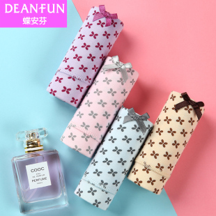 性感褲 Deanfun 大碼 女全棉包臀舒適收腹褲 頭夏 蝶安芬女士高腰內褲